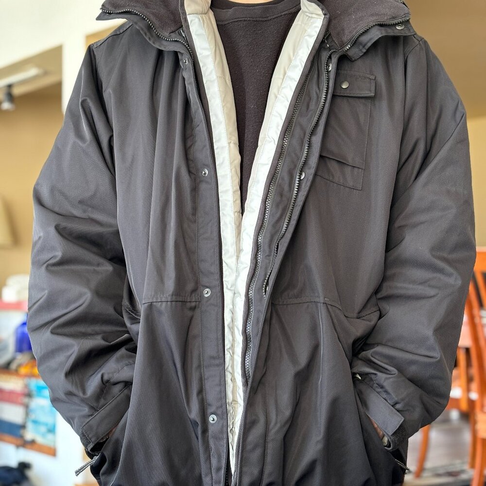 NIKE: 2 for 1 Parka Coat with Reflective & Insulated